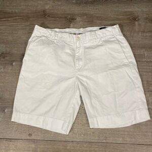 Polo Ralph Lauren Shorts Mens 36‎ White Straight Fit Pima Cotton Chino Classic